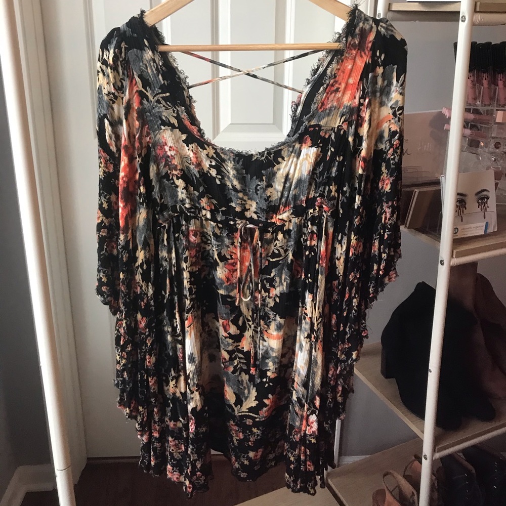 Free People Floral Mini Dress